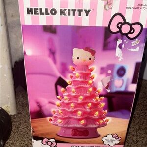 Hello Kitty Pink Light-Up Holiday Tree